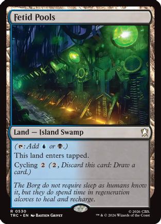 Fetid Pools (Surge Foil) (TRC-530) - Commander: Star Trek Foil - Wizards of the Coast - Card Brawlers | Quebec | Canada |