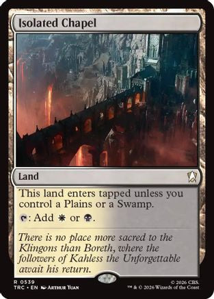 Isolated Chapel (Surge Foil) (TRC-539) - Commander: Star Trek Foil - Wizards of the Coast - Card Brawlers | Quebec | Canada |
