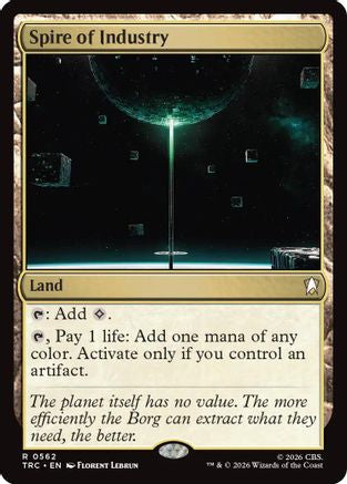 Spire of Industry (Surge Foil) (TRC-562) - Commander: Star Trek Foil - Wizards of the Coast - Card Brawlers | Quebec | Canada |