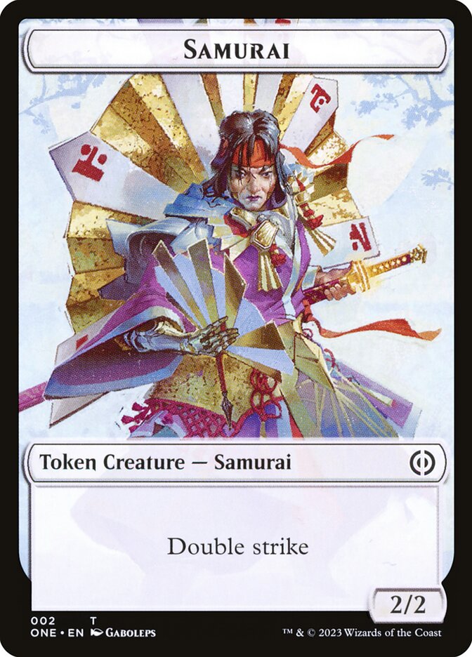 Phyrexian Goblin // Samurai Double-Sided Token [Phyrexia: All Will Be One Tokens] - Magic: The Gathering - Card Brawlers | Quebec | Canada |
