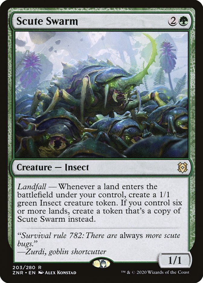 Scute Swarm [Zendikar Rising] - Magic: The Gathering - Card Brawlers | Quebec | Canada |