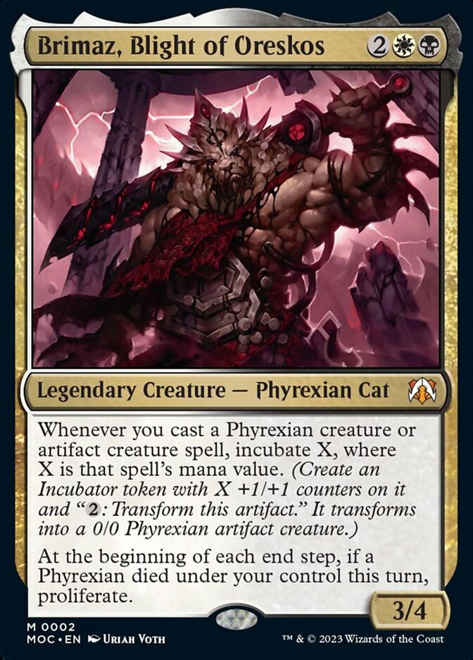 Brimaz, Blight of Oreskos [March of the Machine Commander] - Magic: The Gathering - Card Brawlers | Quebec | Canada |