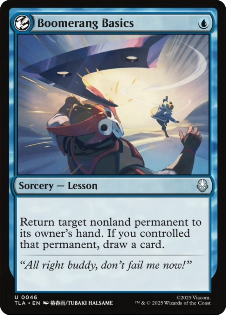 Boomerang Basics [Avatar: The Last Airbender] - Magic: The Gathering - Card Brawlers | Quebec | Canada |