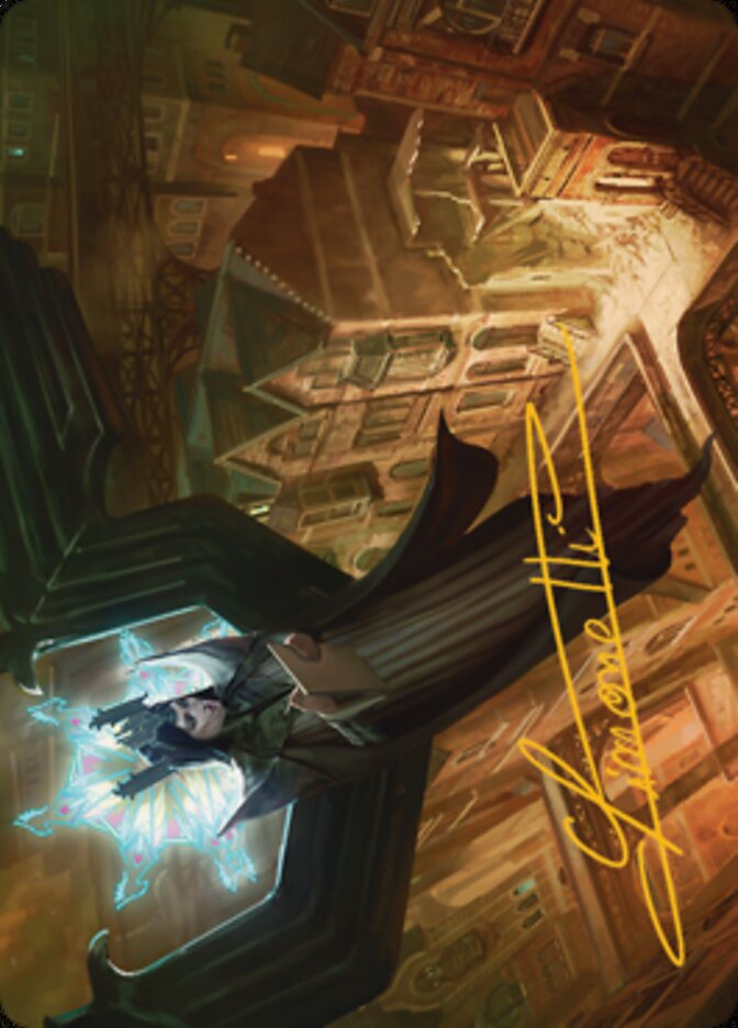 Angelic Sleuth Art Card (Gold-Stamped Signature) [Streets of New Capenna Art Series] - Magic: The Gathering - Card Brawlers | Quebec | Canada |