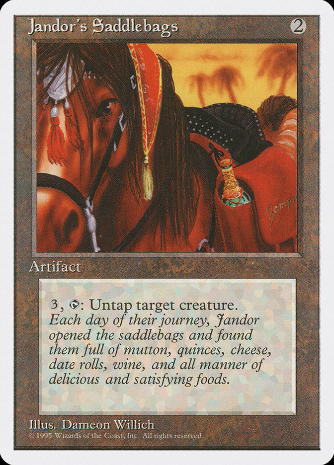 Jandor's Saddlebags [Fourth Edition] - Magic: The Gathering - Card Brawlers | Quebec | Canada |