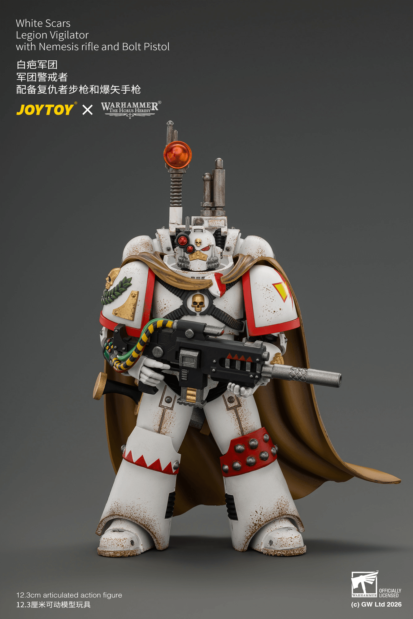 Joytoy - Warhammer 40k - White Scars Legion - Vigilator with Nemesis rifle and Bolt Pistol - (PREORDER) October 30, 2026