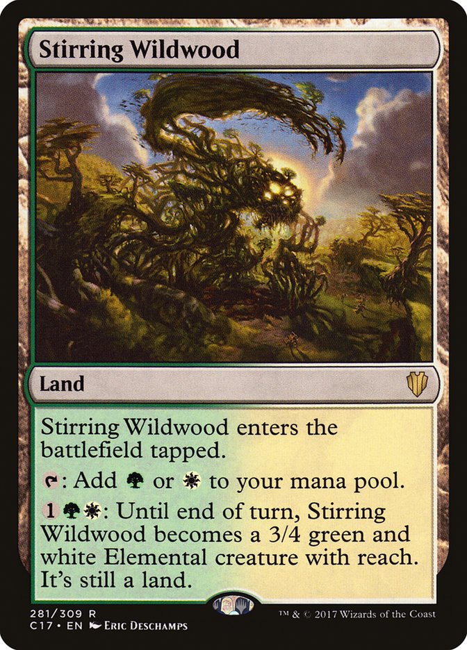 Stirring Wildwood [Commander 2017] - Magic: The Gathering - Card Brawlers | Quebec | Canada |