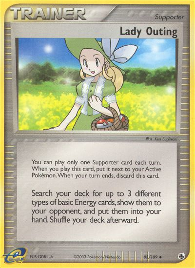 Lady Outing (83/109) [EX: Ruby & Sapphire] - Pokémon - Card Brawlers | Quebec | Canada |
