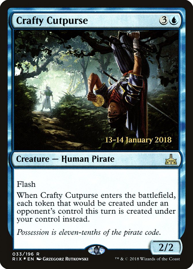 Crafty Cutpurse [Rivals of Ixalan Prerelease Promos] - Magic: The Gathering - Card Brawlers | Quebec | Canada |
