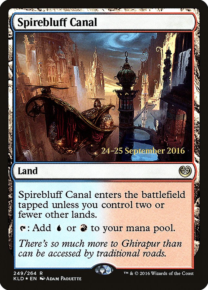 Spirebluff Canal [Kaladesh Prerelease Promos] - Magic: The Gathering - Card Brawlers | Quebec | Canada |
