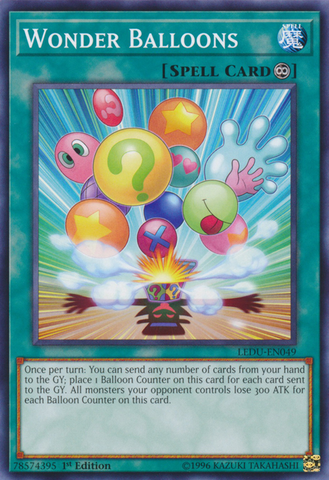 Wonder Balloons [LEDU-EN049] Common - Yu-Gi-Oh! - Card Brawlers | Quebec | Canada |
