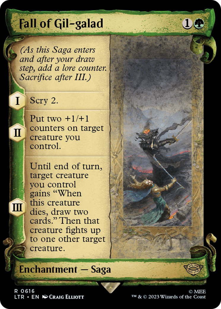 Fall of Gil-galad [The Lord of the Rings: Tales of Middle-Earth Showcase Scrolls] - Magic: The Gathering - Card Brawlers | Quebec | Canada |
