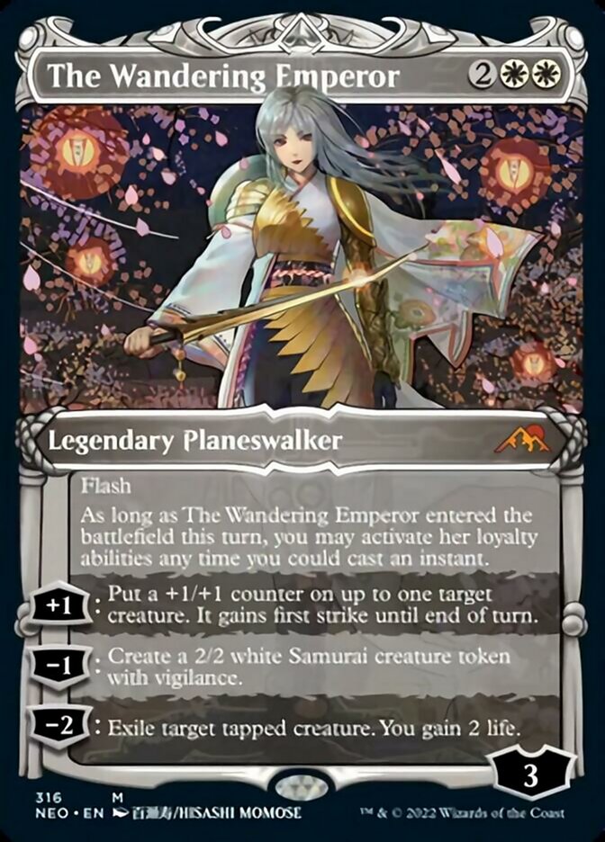 The Wandering Emperor (Showcase Samurai) [Kamigawa: Neon Dynasty] - Magic: The Gathering - Card Brawlers | Quebec | Canada |