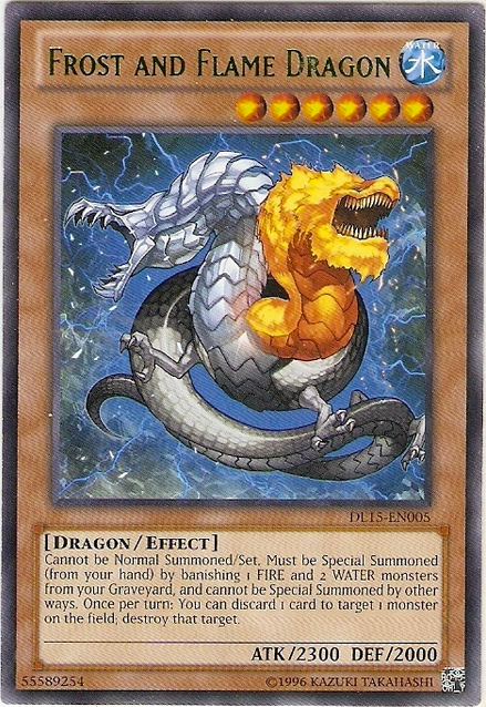 Frost and Flame Dragon (Green) [DL15-EN005] Rare - Yu-Gi-Oh! - Card Brawlers | Quebec | Canada |