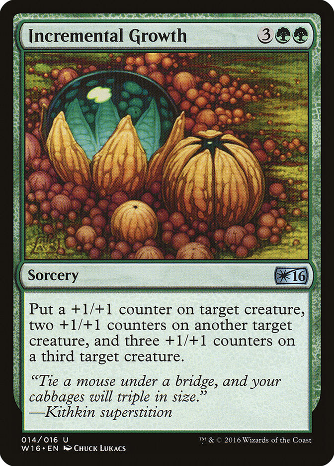 Incremental Growth [Welcome Deck 2016] - Magic: The Gathering - Card Brawlers | Quebec | Canada |