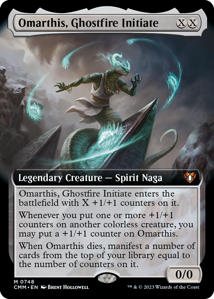 Omarthis, Ghostfire Initiate (Extended Art) [Commander Masters] - Magic: The Gathering - Card Brawlers | Quebec | Canada |