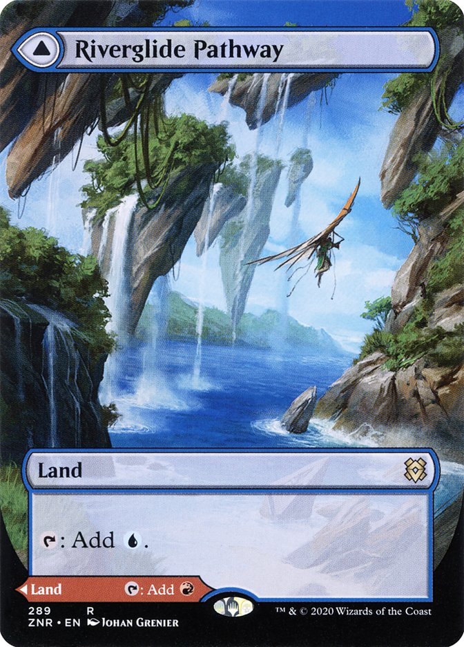 Riverglide Pathway // Lavaglide Pathway (Borderless Alternate Art) [Zendikar Rising] - Magic: The Gathering - Card Brawlers | Quebec | Canada |