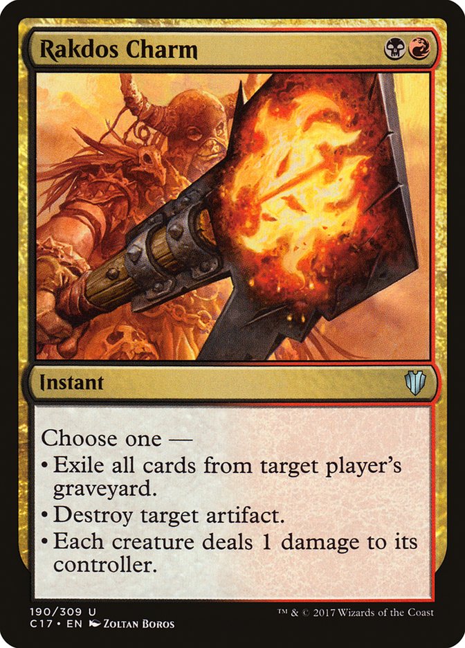 Rakdos Charm [Commander 2017] - Magic: The Gathering - Card Brawlers | Quebec | Canada |