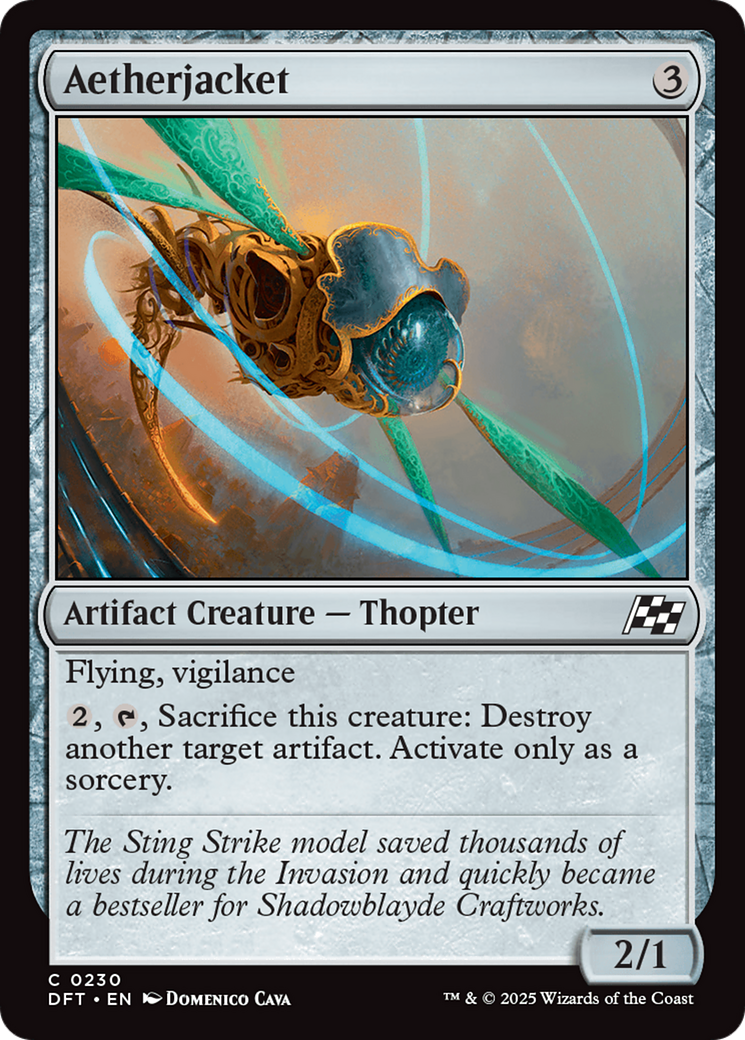 Aetherjacket [Aetherdrift] - Magic: The Gathering - Card Brawlers | Quebec | Canada |