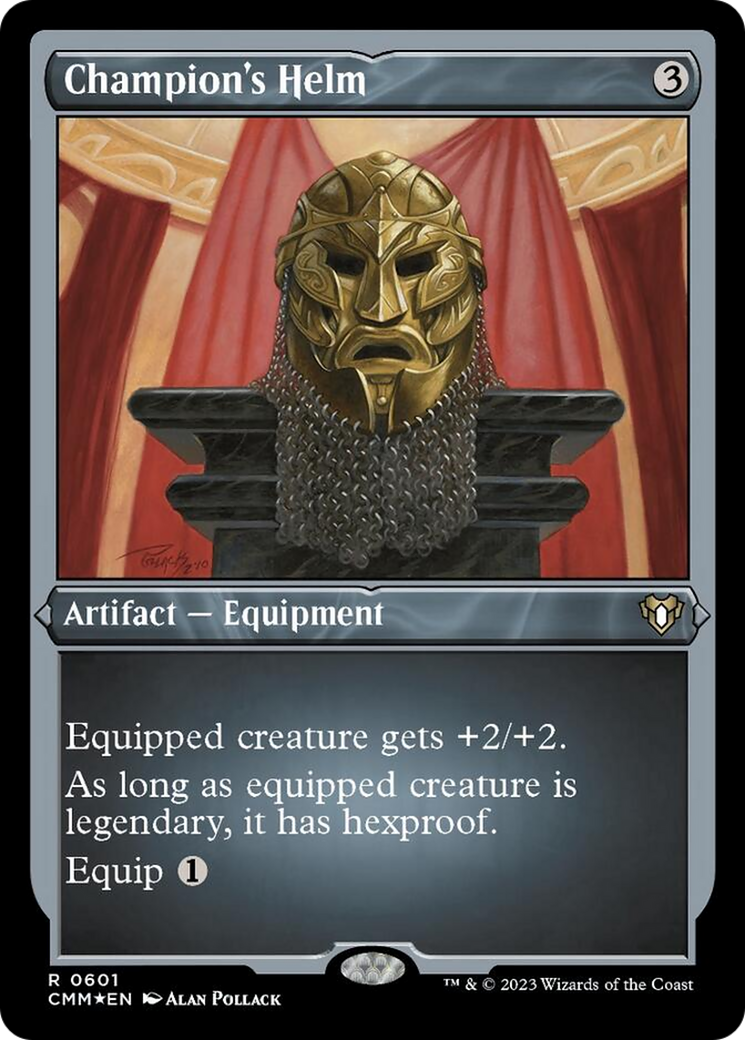 Champion's Helm (Foil Etched) [Commander Masters] - Magic: The Gathering - Card Brawlers | Quebec | Canada |