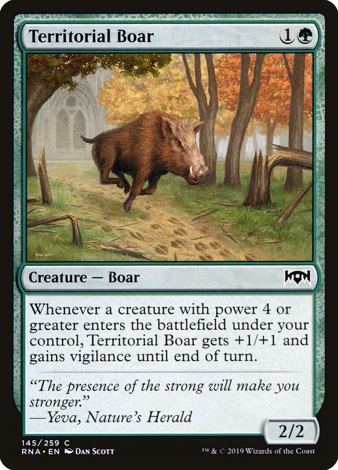 Territorial Boar [Ravnica Allegiance] - Magic: The Gathering - Card Brawlers | Quebec | Canada |