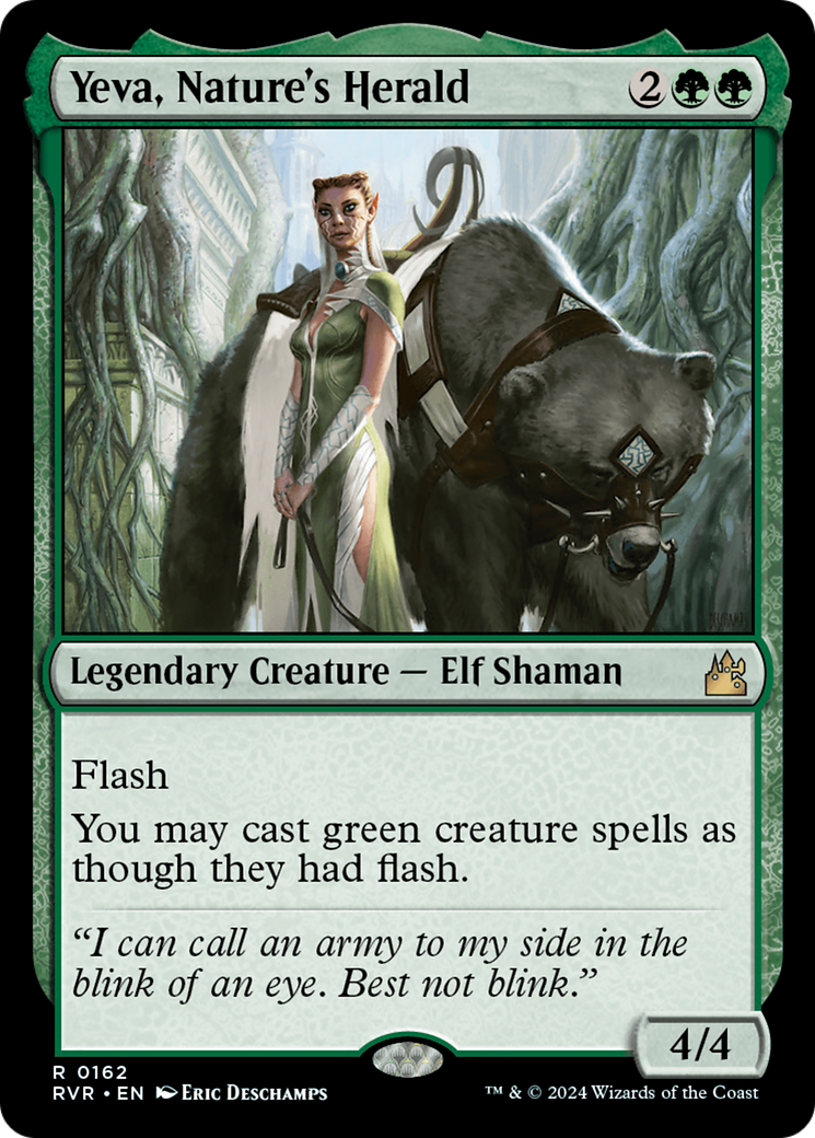 Yeva, Nature's Herald [Ravnica Remastered] - Magic: The Gathering - Card Brawlers | Quebec | Canada |