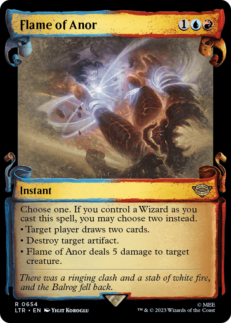 Flame of Anor [The Lord of the Rings: Tales of Middle-Earth Showcase Scrolls] - Magic: The Gathering - Card Brawlers | Quebec | Canada |