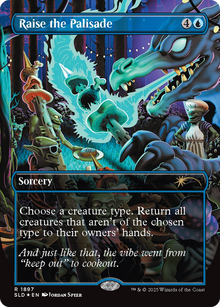 Raise the Palisade (Double Rainbow Foil) [Secret Lair Drop Series] - Magic: The Gathering - Card Brawlers | Quebec | Canada |