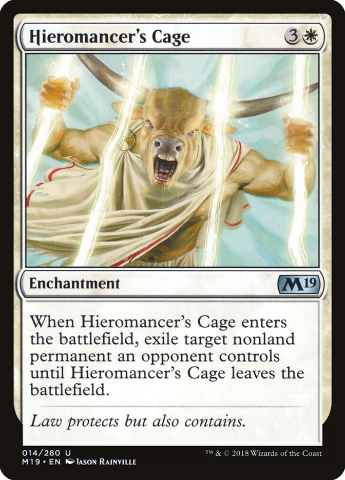 Hieromancer's Cage [Core Set 2019] - Magic: The Gathering - Card Brawlers | Quebec | Canada |