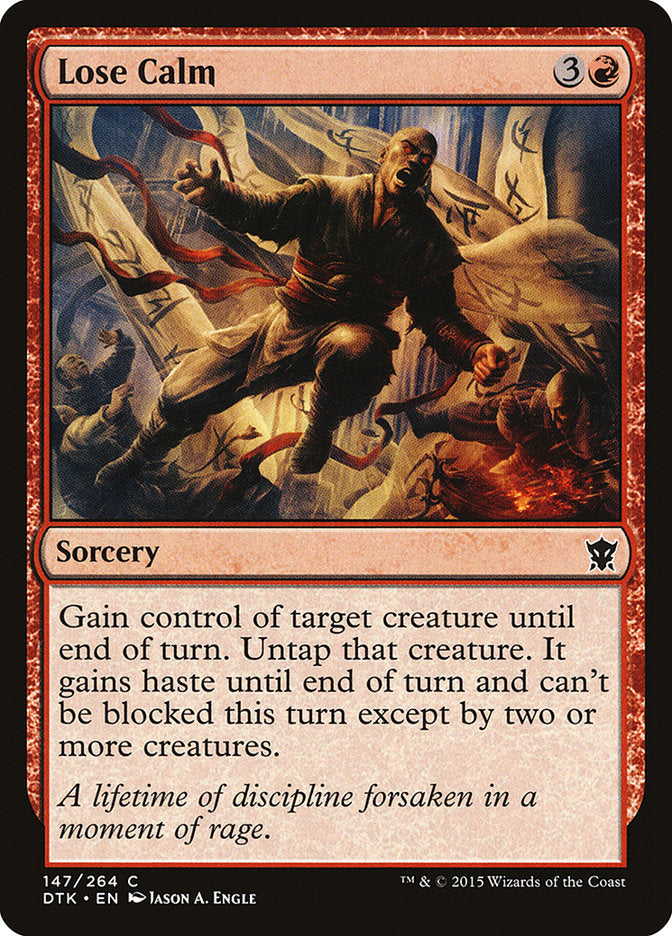 Lose Calm [Dragons of Tarkir] - Magic: The Gathering - Card Brawlers | Quebec | Canada |