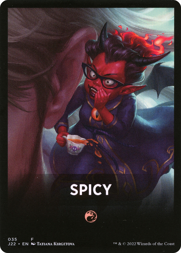 Spicy Theme Card [Jumpstart 2022 Front Cards] - Magic: The Gathering - Card Brawlers | Quebec | Canada |