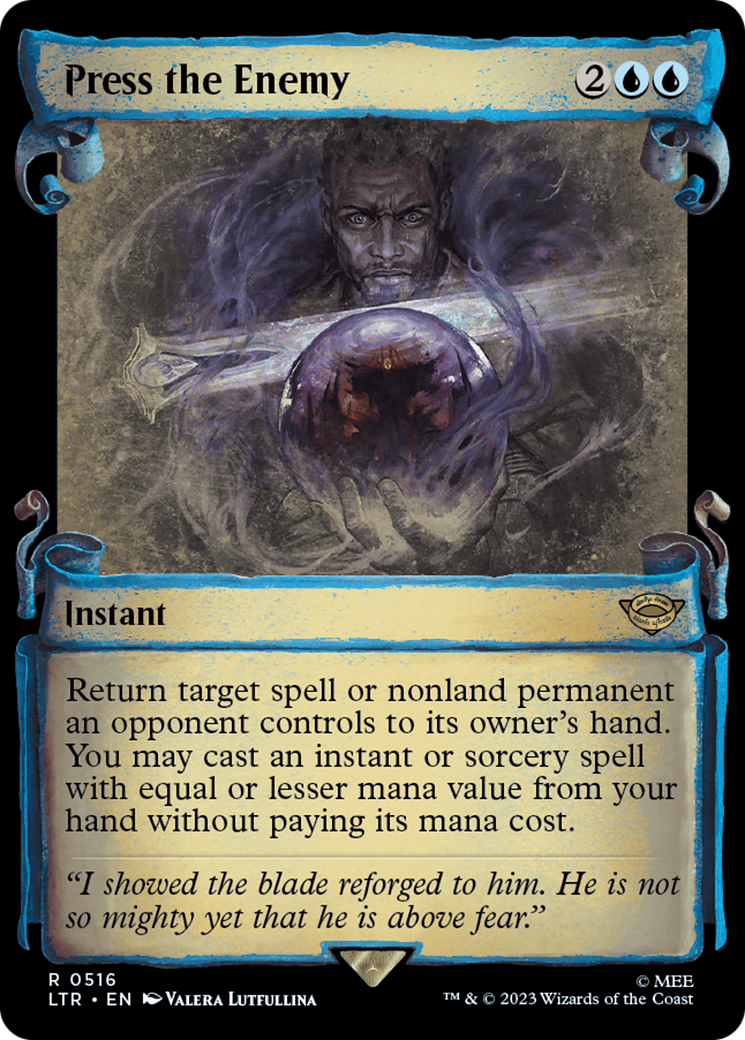 Press the Enemy [The Lord of the Rings: Tales of Middle-Earth Showcase Scrolls] - Magic: The Gathering - Card Brawlers | Quebec | Canada |