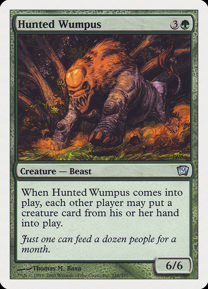 Hunted Wumpus [Ninth Edition] - Magic: The Gathering - Card Brawlers | Quebec | Canada |