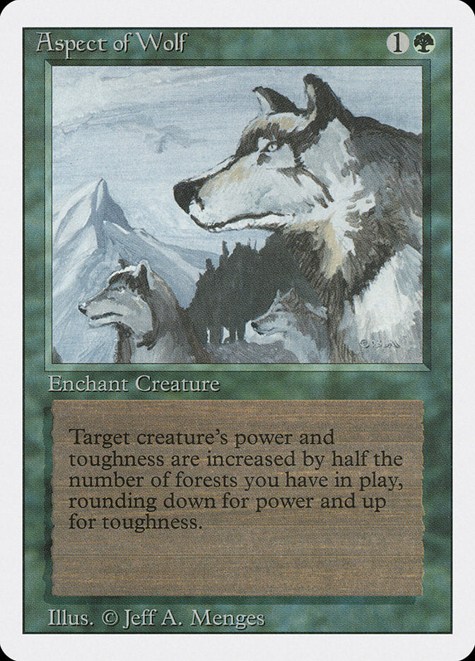 Aspect of Wolf [Revised Edition] - Magic: The Gathering - Card Brawlers | Quebec | Canada |