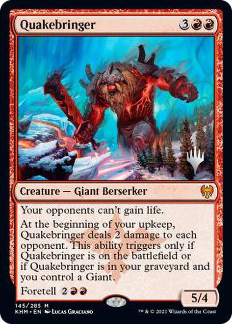 Quakebringer (Promo Pack) [Kaldheim Promos] - Magic: The Gathering - Card Brawlers | Quebec | Canada |