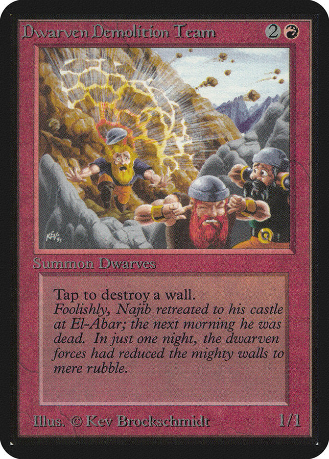 Dwarven Demolition Team [Alpha Edition] - Magic: The Gathering - Card Brawlers | Quebec | Canada |