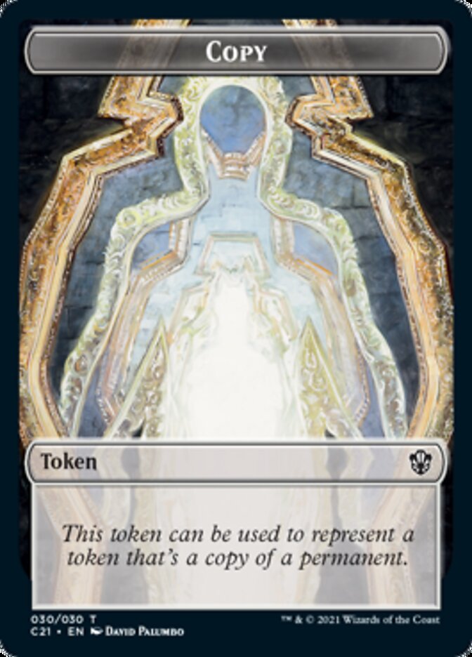 Copy // Construct (030) Double-Sided Token [Commander 2021 Tokens] - Magic: The Gathering - Card Brawlers | Quebec | Canada |