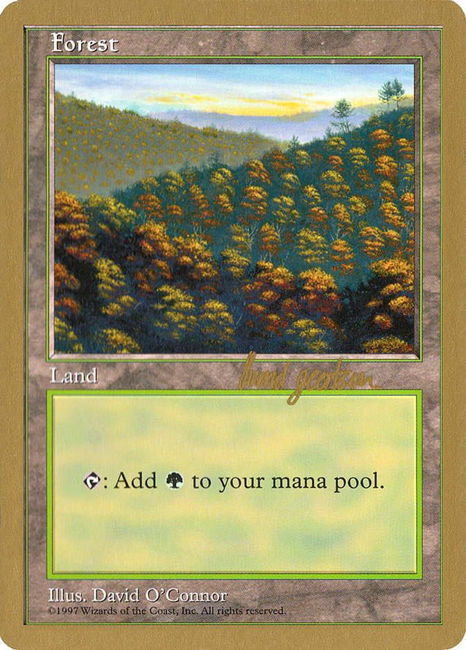 Forest (sg448) (Svend Geertsen) [World Championship Decks 1997] - Magic: The Gathering - Card Brawlers | Quebec | Canada |