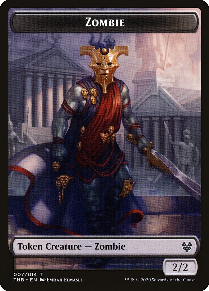 Human Soldier // Zombie Double-Sided Token [Theros Beyond Death Tokens] - Magic: The Gathering - Card Brawlers | Quebec | Canada |
