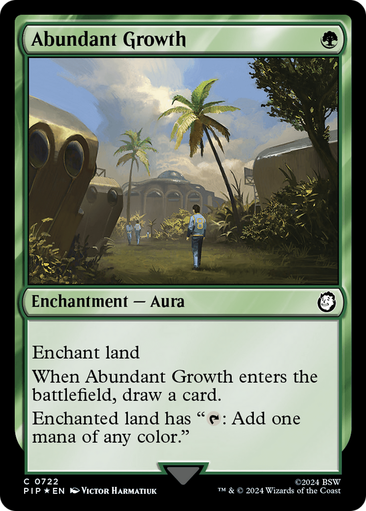 Abundant Growth (Surge Foil) [Fallout] - Magic: The Gathering - Card Brawlers | Quebec | Canada |