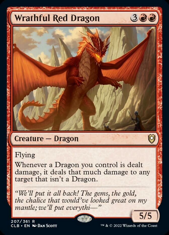 Wrathful Red Dragon [Commander Legends: Battle for Baldur's Gate] - Magic: The Gathering - Card Brawlers | Quebec | Canada |