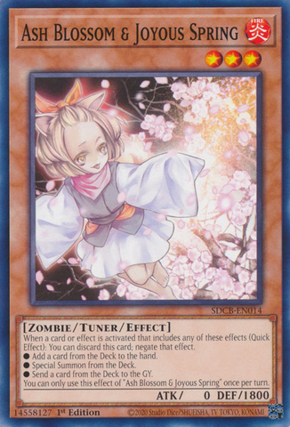Ash Blossom & Joyous Spring [SDCB-EN014] Common - Yu-Gi-Oh! - Card Brawlers | Quebec | Canada |