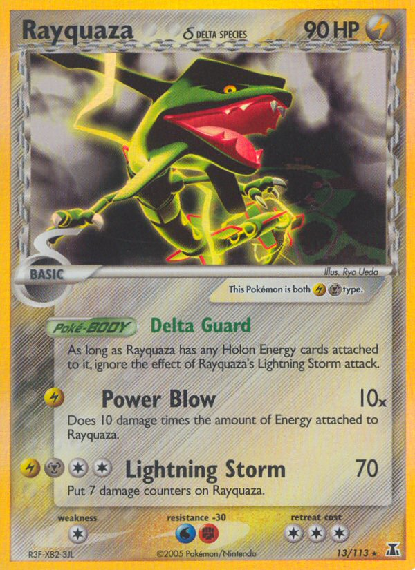 Rayquaza (13/113) (Delta Species) [EX: Delta Species] - Pokémon - Card Brawlers | Quebec | Canada |