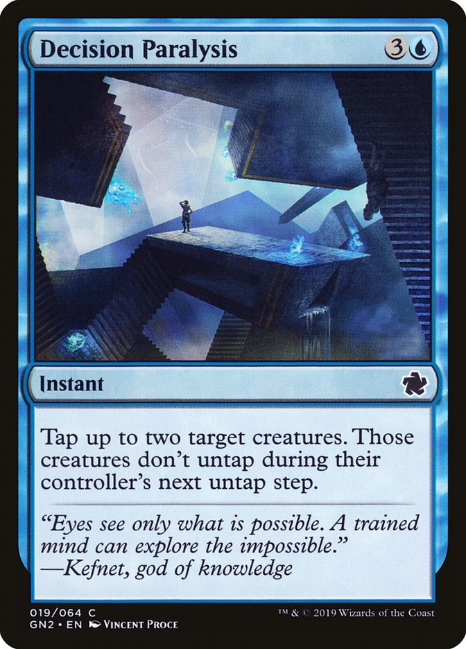 Decision Paralysis [Game Night 2019] - Magic: The Gathering - Card Brawlers | Quebec | Canada |
