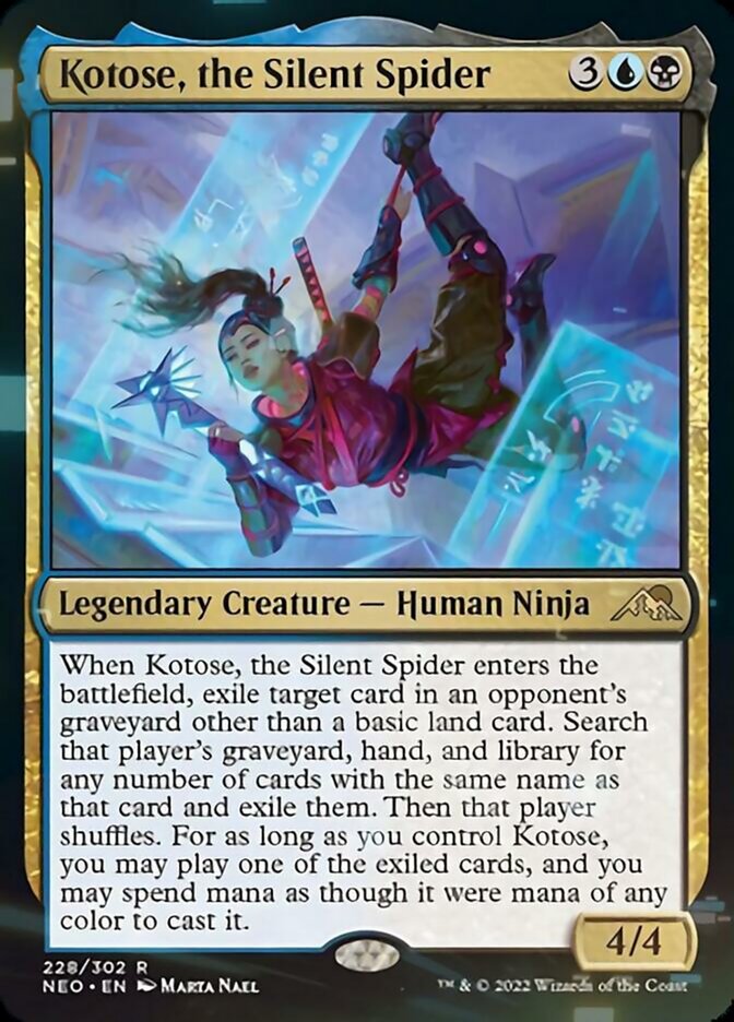 Kotose, the Silent Spider [Kamigawa: Neon Dynasty] - Magic: The Gathering - Card Brawlers | Quebec | Canada |