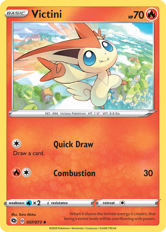 Victini (007/073) [Épée et bouclier : la voie du champion] 