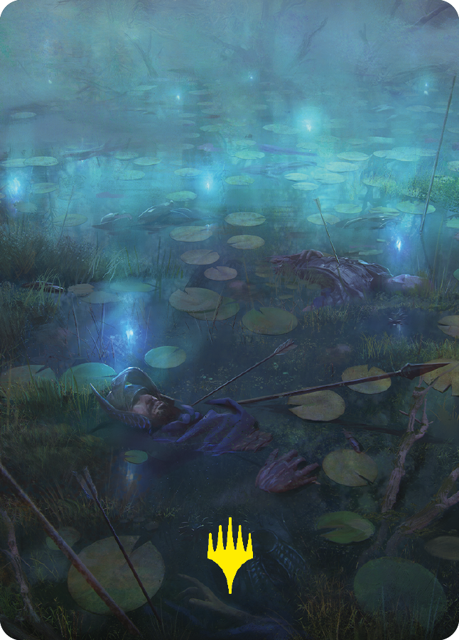 The Dead Marshes Art Card (Gold-Stamped Signature) [The Lord of the Rings: Tales of Middle-earth Art Series] - Magic: The Gathering - Card Brawlers | Quebec | Canada |