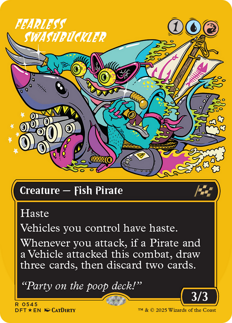 Fearless Swashbuckler (Borderless) (First-Place Foil) [Aetherdrift] - Magic: The Gathering - Card Brawlers | Quebec | Canada |