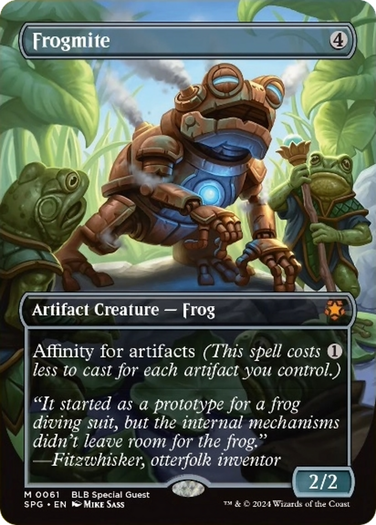Frogmite (Borderless) [Bloomburrow Special Guests] - Magic: The Gathering - Card Brawlers | Quebec | Canada |