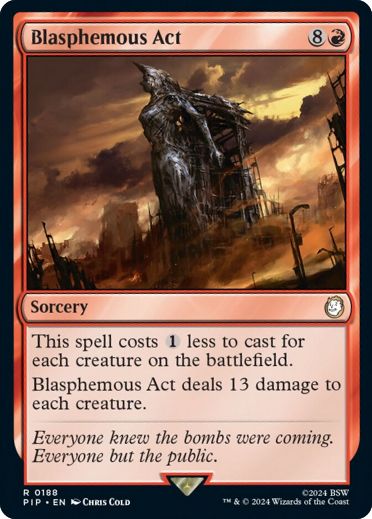 Blasphemous Act [Fallout] - Magic: The Gathering - Card Brawlers | Quebec | Canada |
